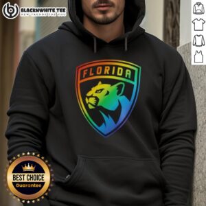 Alternative view of Nice Florida Panthers Team Pride Logo T-Shirt