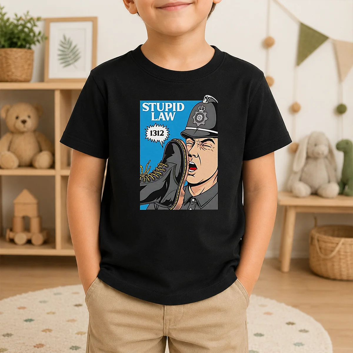 Top Police Stupid Law Shirt - Image 9