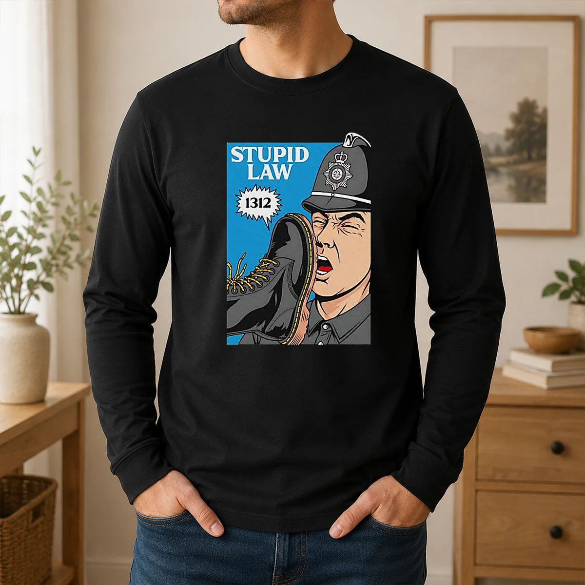 Top Police Stupid Law Shirt - Image 6