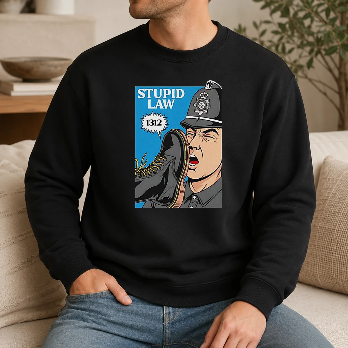 Top Police Stupid Law Shirt - Image 7