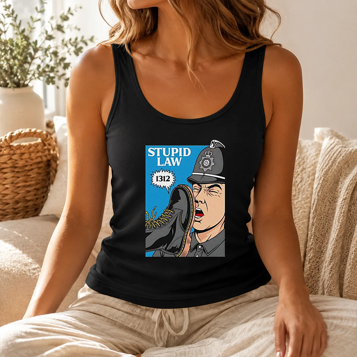 Top Police Stupid Law Shirt - Image 3
