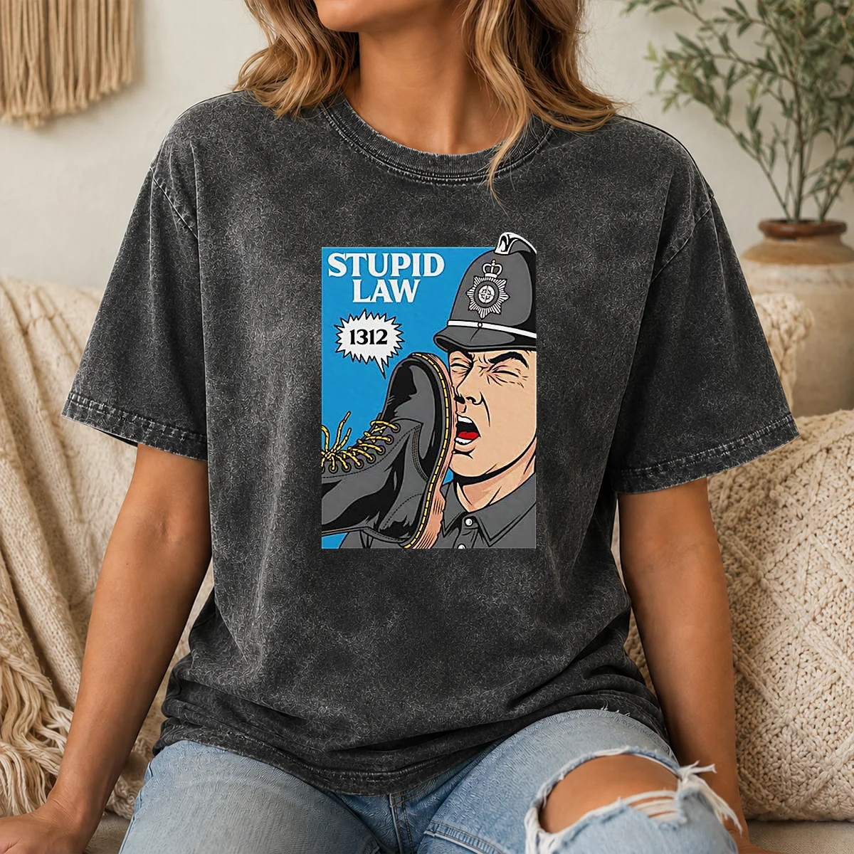 Top Police Stupid Law Shirt - Image 8