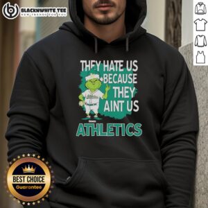 Alternative view of Official Athletics Grinch Christmas They Hate Us Ain't Us T-Shirt