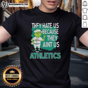Official Athletics Grinch Christmas They Hate Us Ain't Us T-Shirt