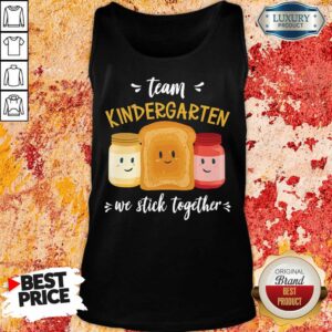 Alternative view of Hot We Stick Together Sandwich Team Kindergarten Shirt