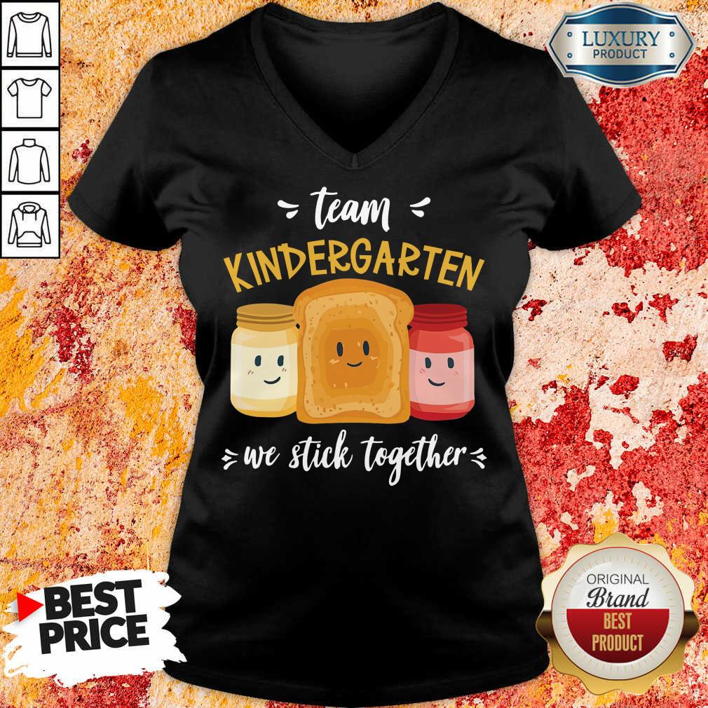 Hot We Stick Together Sandwich Team Kindergarten Shirt - Image 5