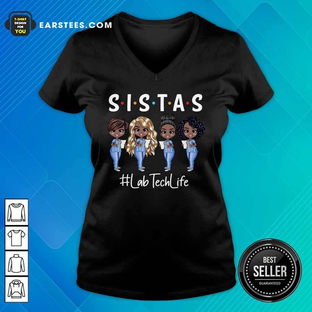Awesome Lab Tech Life Sistas Colored Nurse Shirt - Image 5