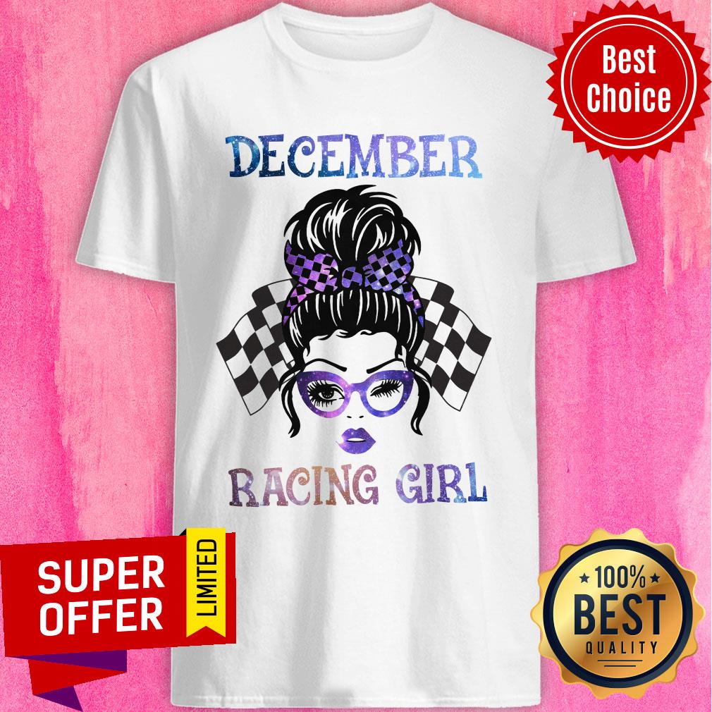 December Racing Girl Racing Flag Shirt