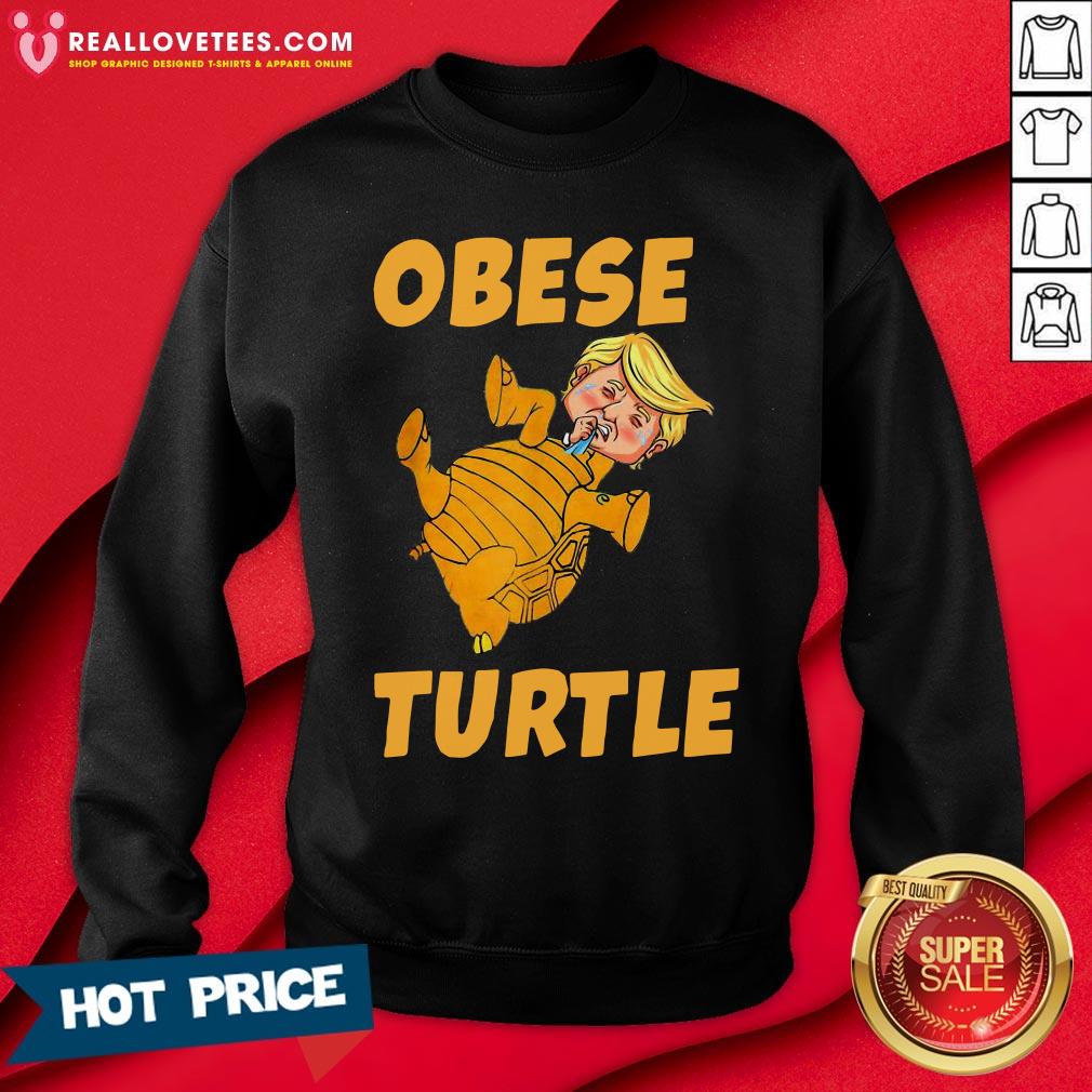 Good Obese Turtle Donald Trump Cry Election Shirt - Image 3