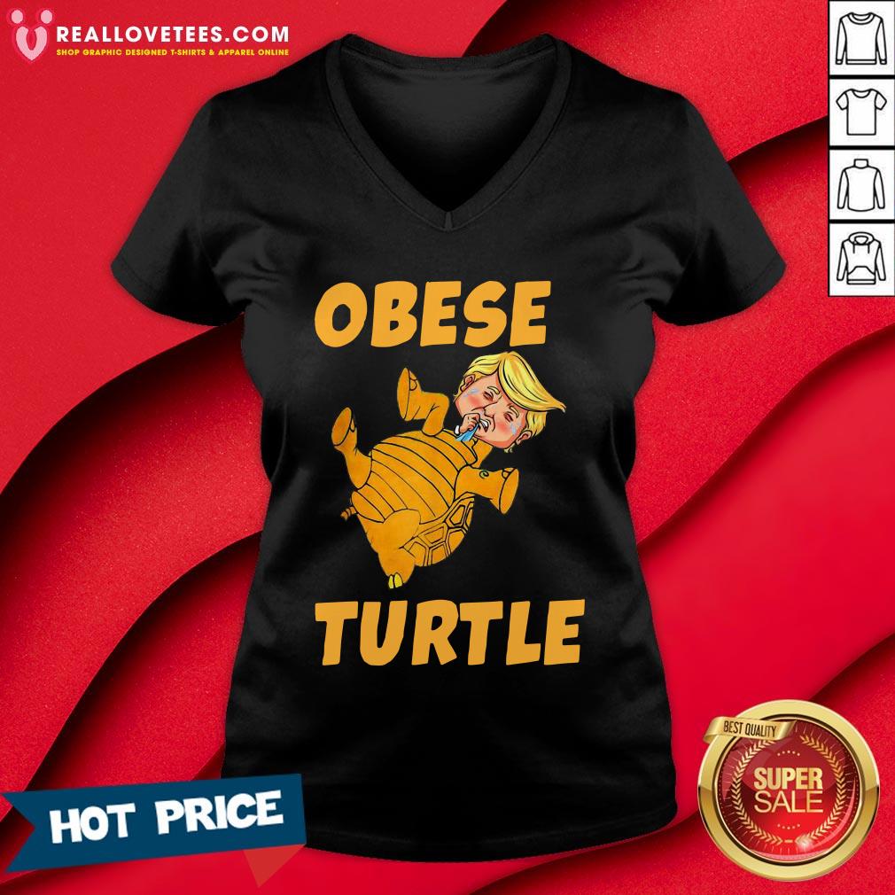 Good Obese Turtle Donald Trump Cry Election Shirt - Image 5
