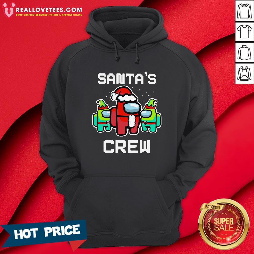 Hot Santa’s Crew Among Us Game Sus Xmas Shirt - Image 4
