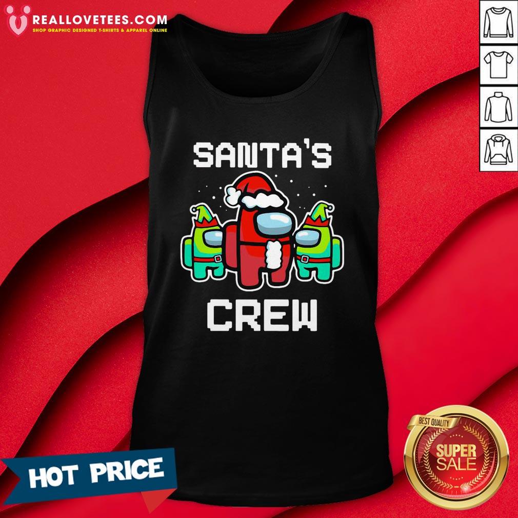 Hot Santa’s Crew Among Us Game Sus Xmas Shirt - Image 2