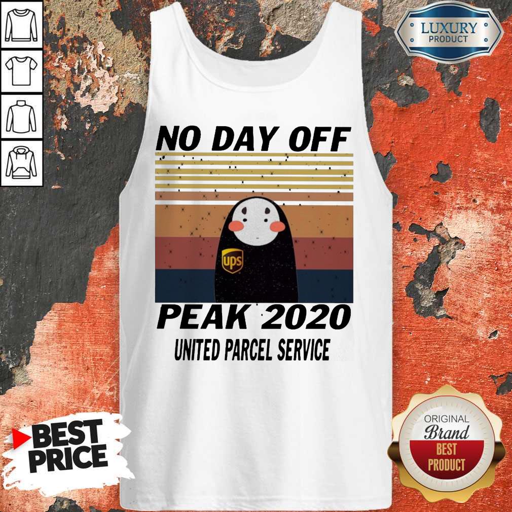 Official Kaonashi No Day Off Peak 2020 United Parcel Service Vintage Shirt - Image 3