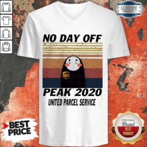 Alternative view of Official Kaonashi No Day Off Peak 2020 United Parcel Service Vintage Shirt