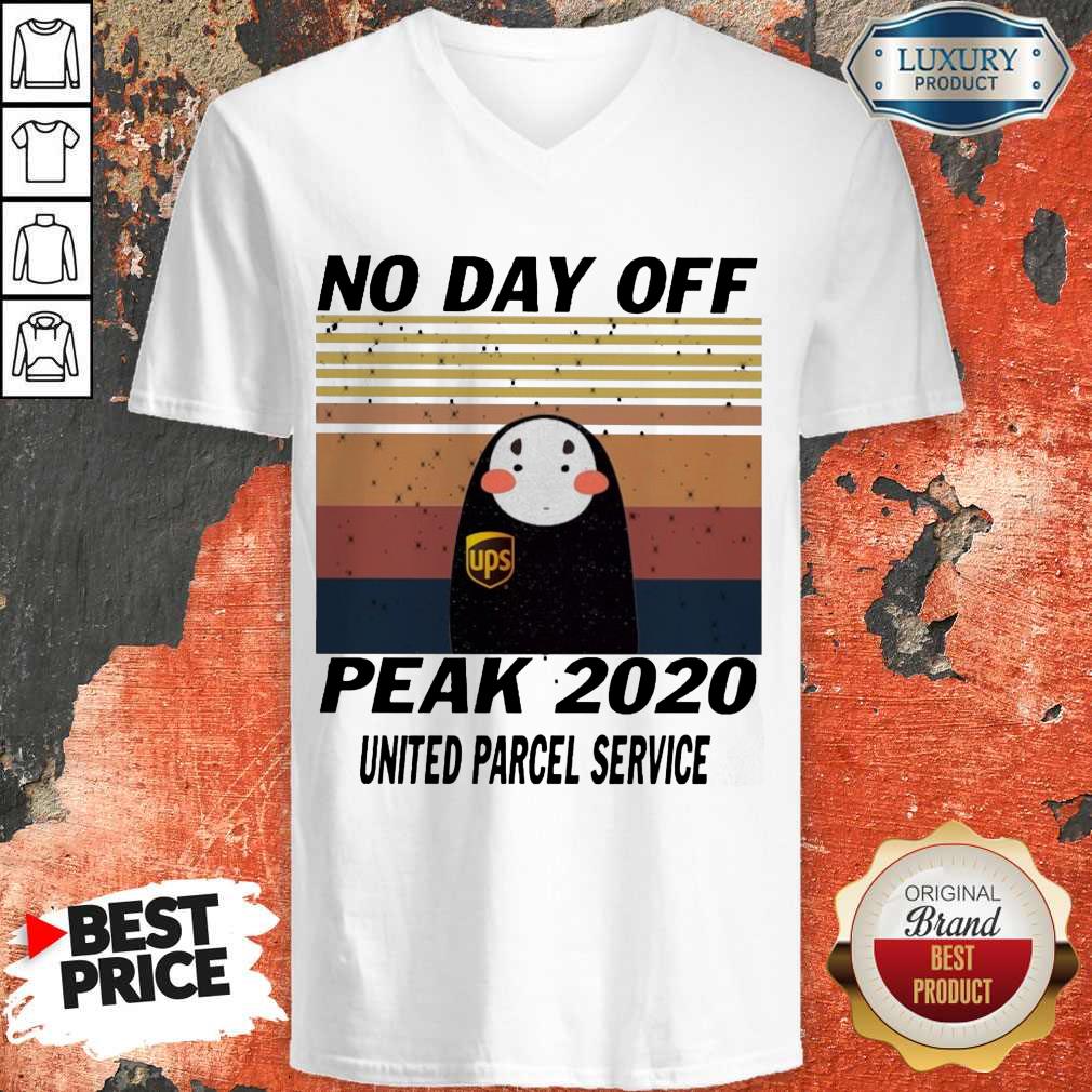 Official Kaonashi No Day Off Peak 2020 United Parcel Service Vintage Shirt - Image 2