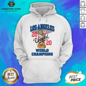 Alternative view of Official MLB Los Angeles Dodgers Undefeated 2020 World Championship Dodgers National League Champions 2020 Blue Shirt