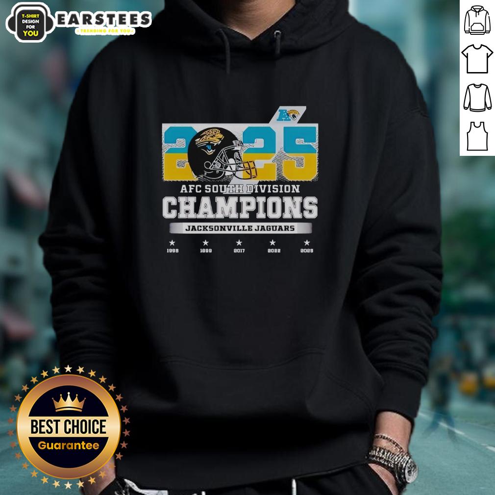 Good 2025 AFC South Division Champions Jacksonville Jaguars T-Shirt - Image 2