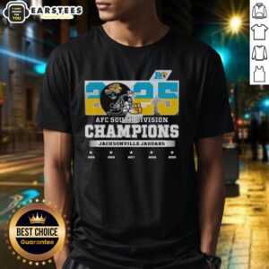 Good 2025 AFC South Division Champions Jacksonville Jaguars T-Shirt