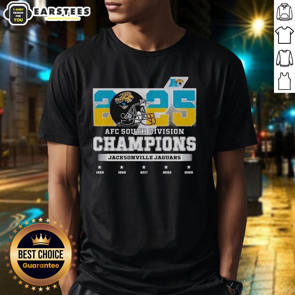 Good 2025 AFC South Division Champions Jacksonville Jaguars T-Shirt