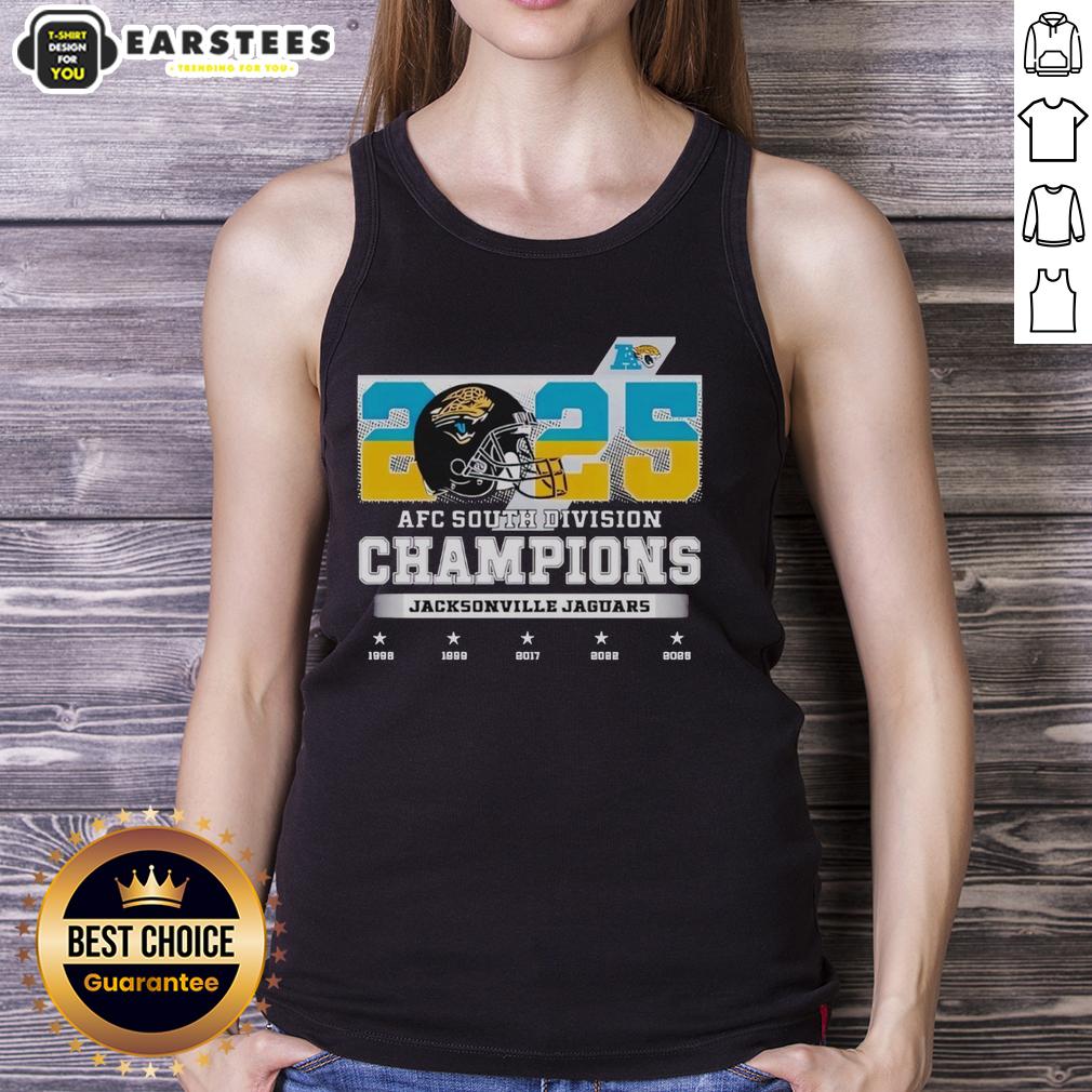 Good 2025 AFC South Division Champions Jacksonville Jaguars T-Shirt - Image 4