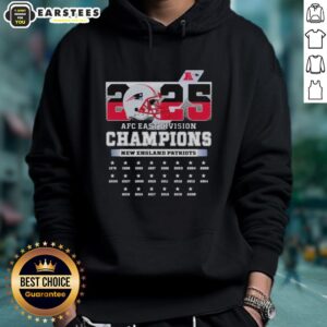 Alternative view of Good 2025 AFC South Division Champions New England Patriots T-Shirt