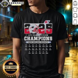 Good 2025 AFC South Division Champions New England Patriots T-Shirt