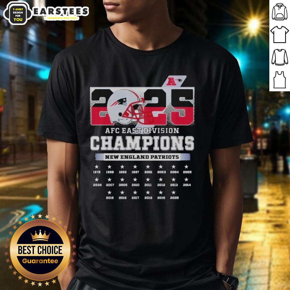 Good 2025 AFC South Division Champions New England Patriots T-Shirt