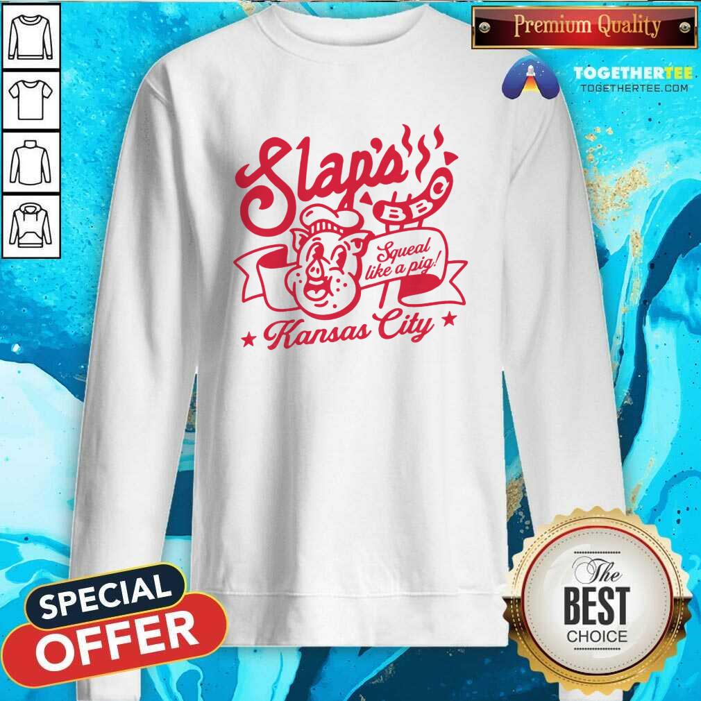 Nice Slap's BBQ Squeal Like A Pig Kansas City T-Shirt - Image 2
