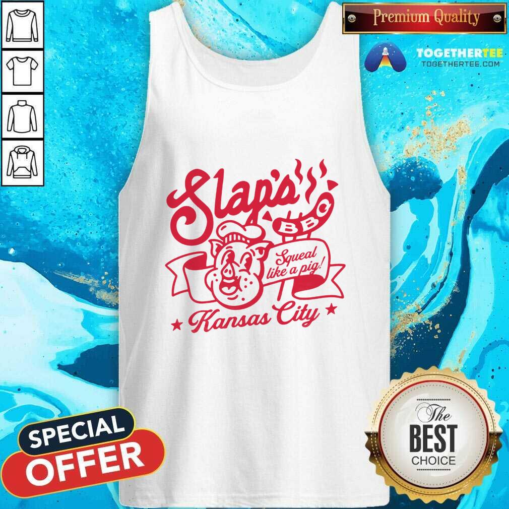 Nice Slap's BBQ Squeal Like A Pig Kansas City T-Shirt - Image 5