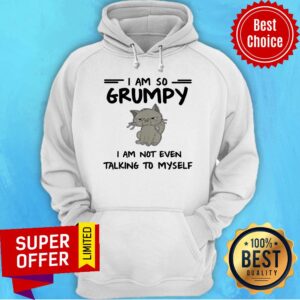 Alternative view of Cat I Am So Grumpy I Am Not Even Talking To Myself Shirt