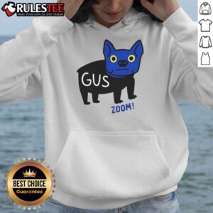 Alternative view of Official Blue Dog Cartoon Gus Zoom T-Shirt