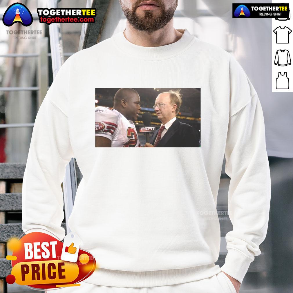 Official John Clayton And Frank Gore NFL Network Vintage T-Shirt - Image 5