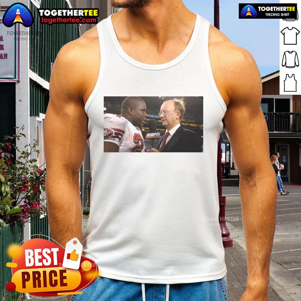 Official John Clayton And Frank Gore NFL Network Vintage T-Shirt - Image 4