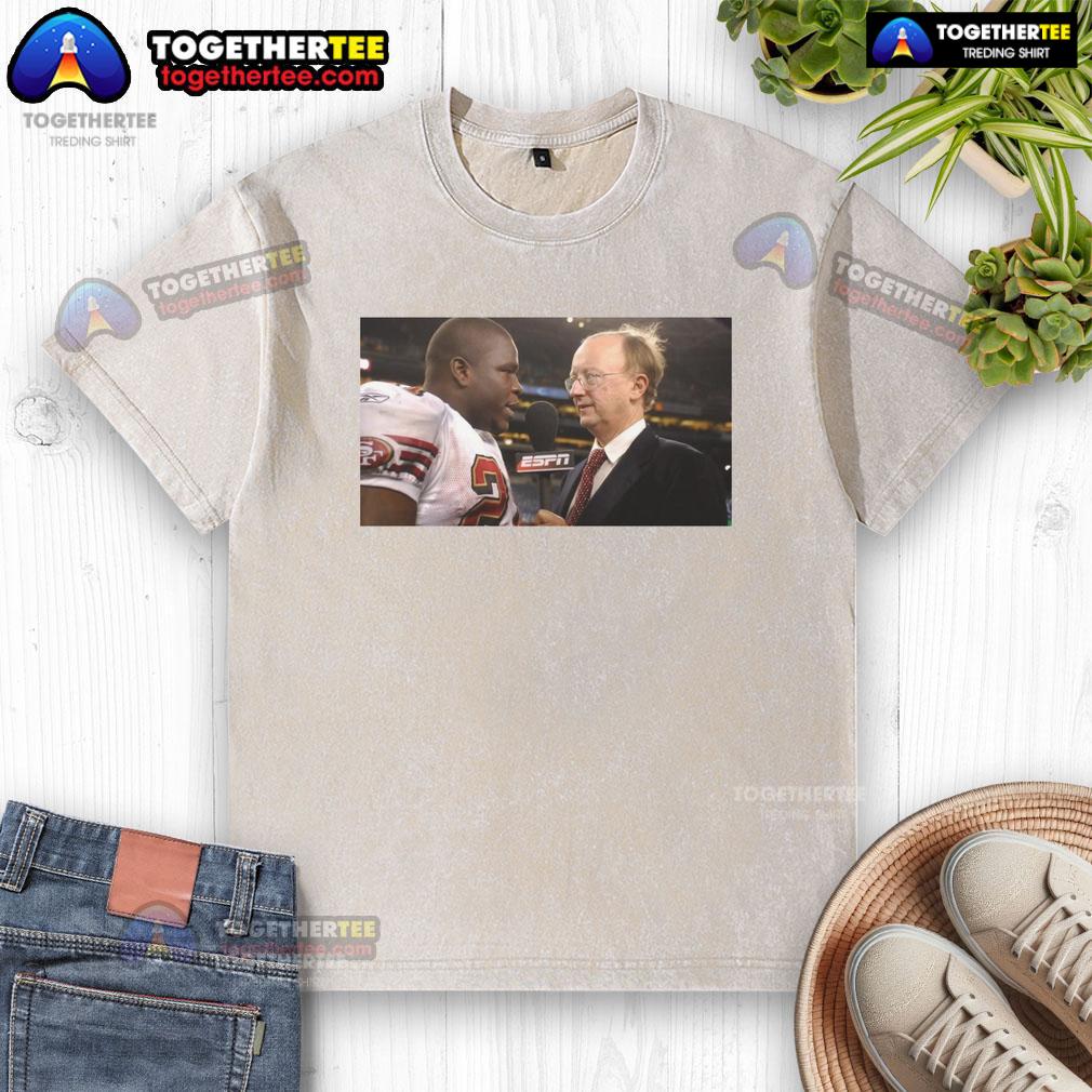 Official John Clayton And Frank Gore NFL Network Vintage T-Shirt - Image 6