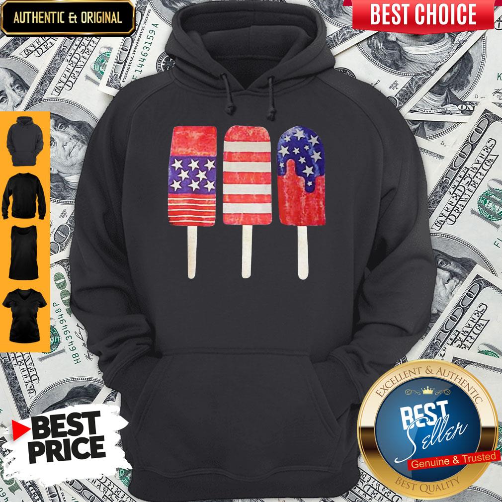 Independence Day Ice Cream 4th July Party Patriotic US America Shirt - Image 3