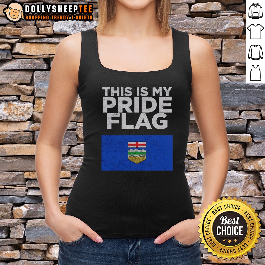 Funny Alberta This Is My Pride Flag Nationalroast Shirt - Image 5