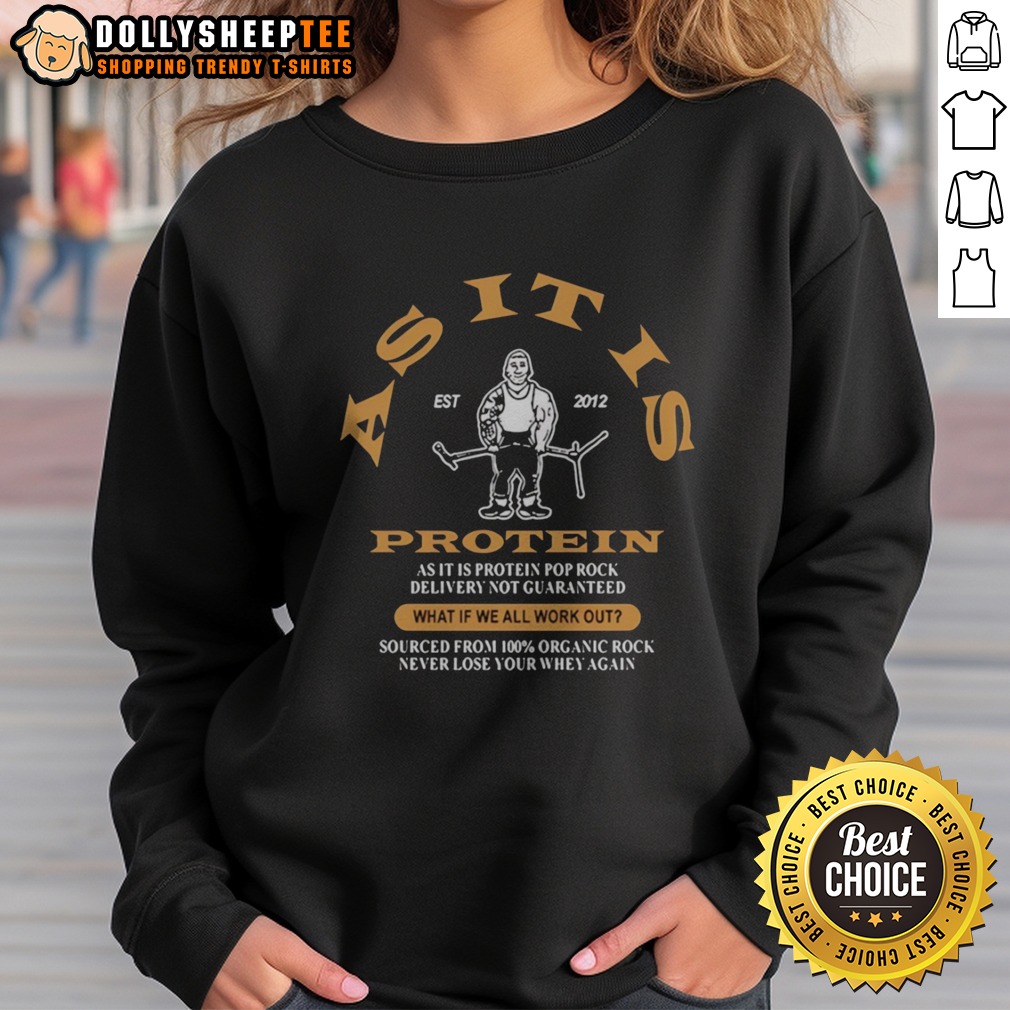 Hot Asitus Est 2012 Protein As It Is Pop Rock Delivery Not Guaranteed Shirt - Image 4