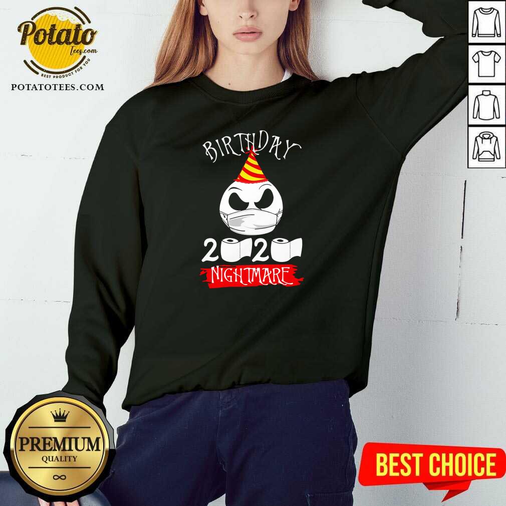 Official Jack Skellington Face Mask Birthday 2021 Toilet Paper Nightmare Shirt - Image 4