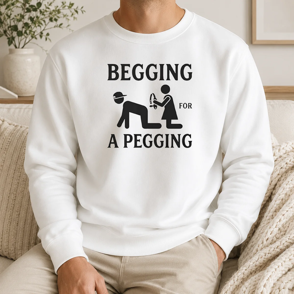 Original Adult Begging For A Pegging Shirt - Image 7