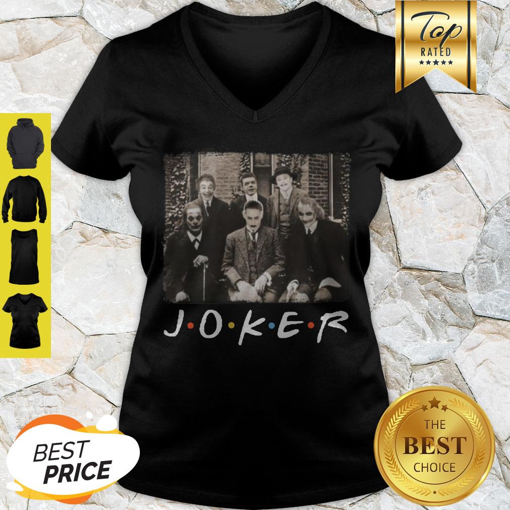 Nice Friends Versions Of DC Joker Shirt - Image 5