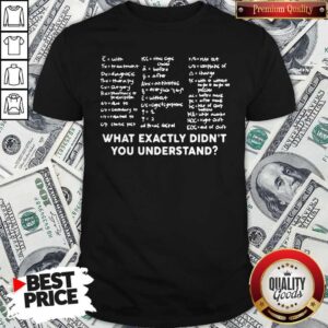 Awesome What Exactly Didn’t You Understand Shirt