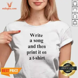 Alternative view of Pretty Charli Write A Song And Then Print It On A Shirt