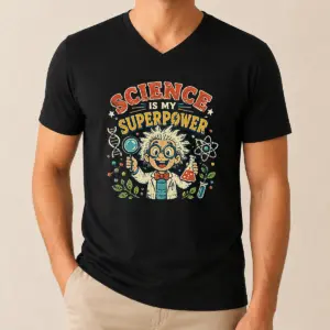 Alternative view of Pretty Science Is My Superpower Vintage Shirt