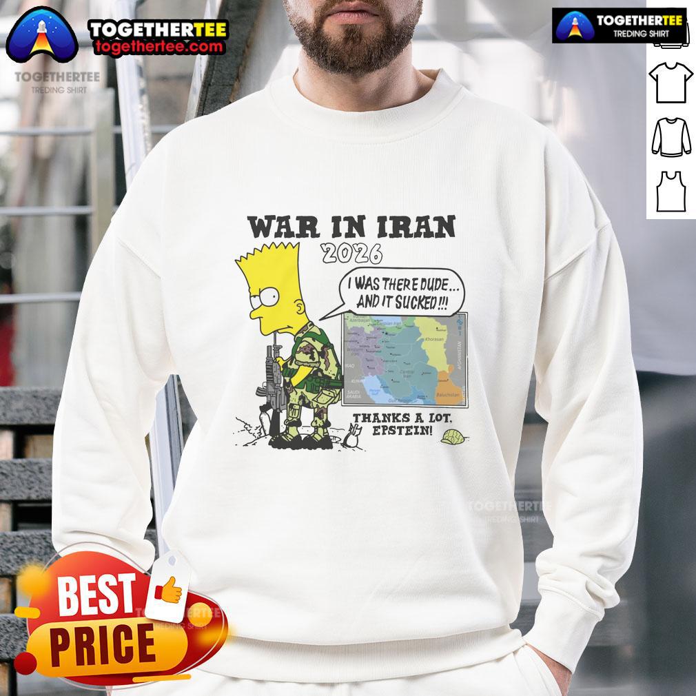 Hot War In Iran Thanks A Lot Epstein T-Shirt - Image 5