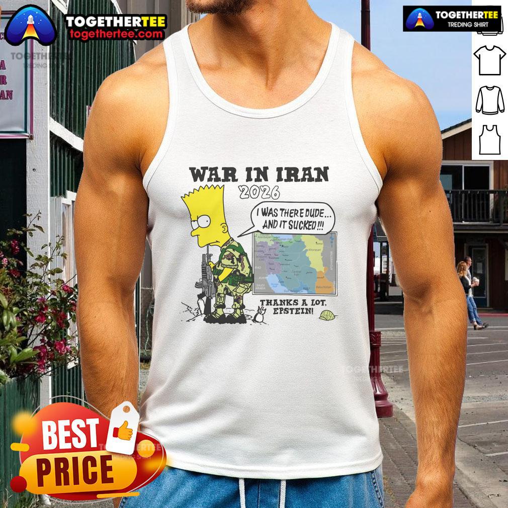 Hot War In Iran Thanks A Lot Epstein T-Shirt - Image 4