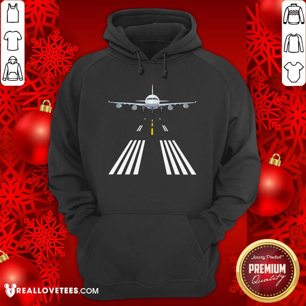 Airport Runway Night View Shirt - Image 2