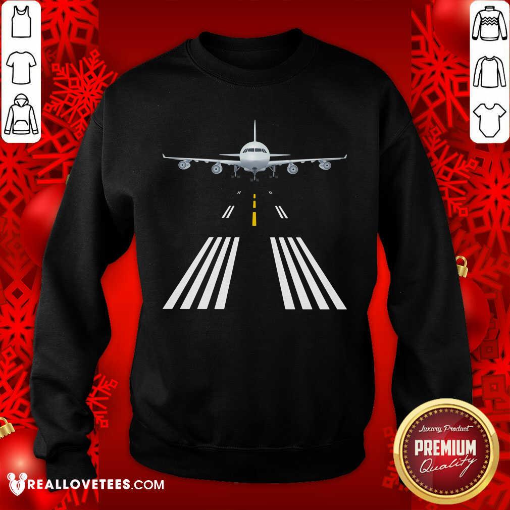 Airport Runway Night View Shirt - Image 5