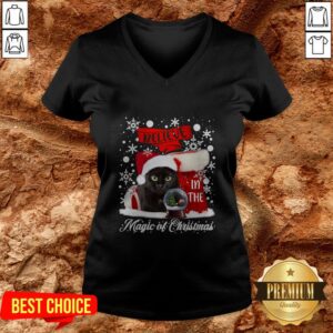 Alternative view of Cat Believe In The Magic Of Christmas Shirt