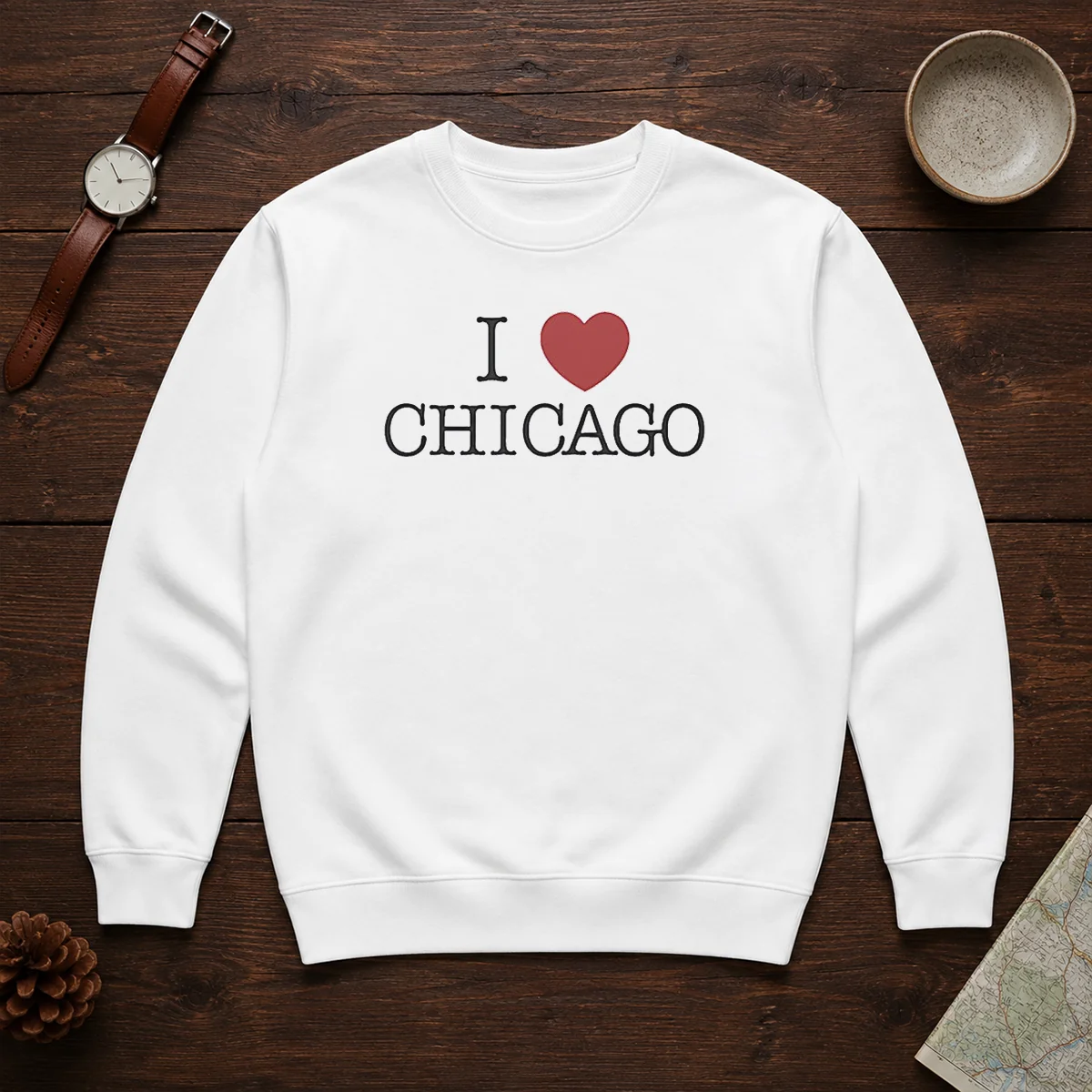 Official I Love Chicago Heart Shirt - Image 7