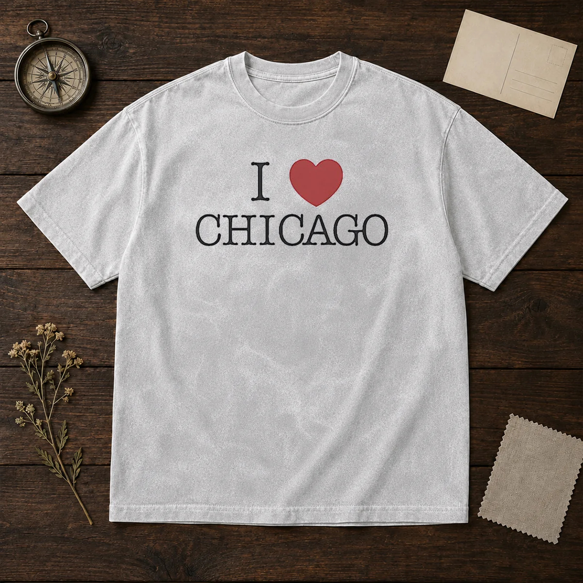 Official I Love Chicago Heart Shirt - Image 8